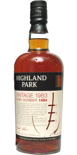 Highland Park 1983 Vintage