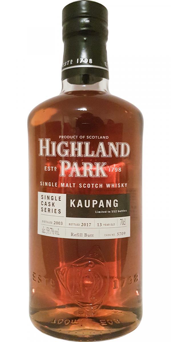Highland Park 2003 Single Cask Series
