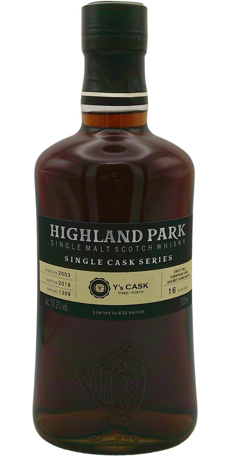 Highland Park 2003 Single Cask Series