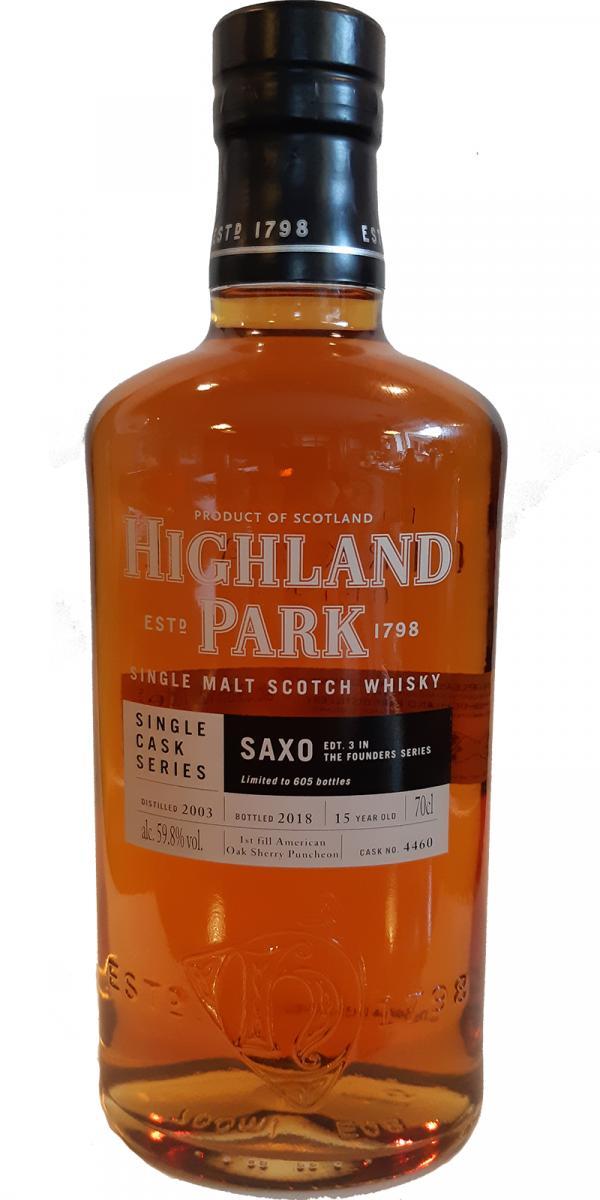 Highland Park 2003 Single Cask Series