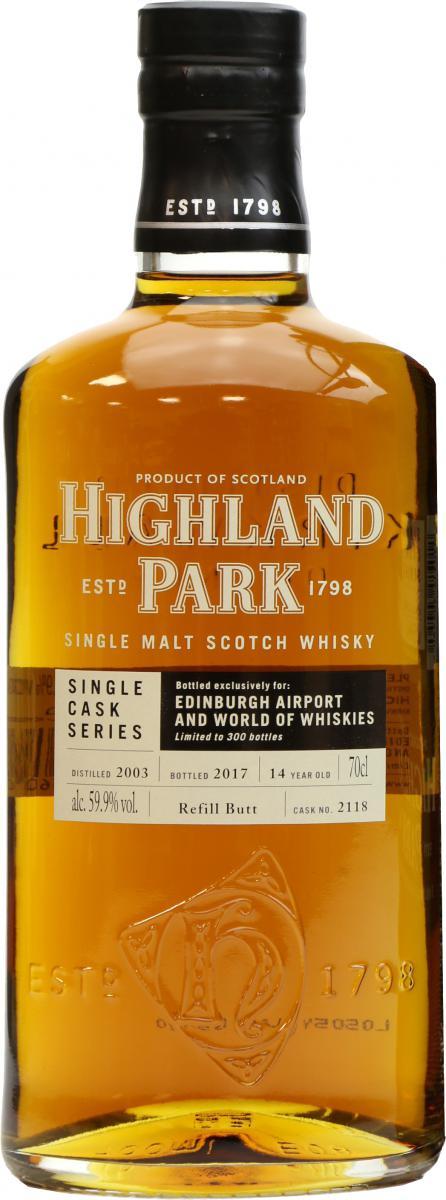 Highland Park 2003 Single Cask Series