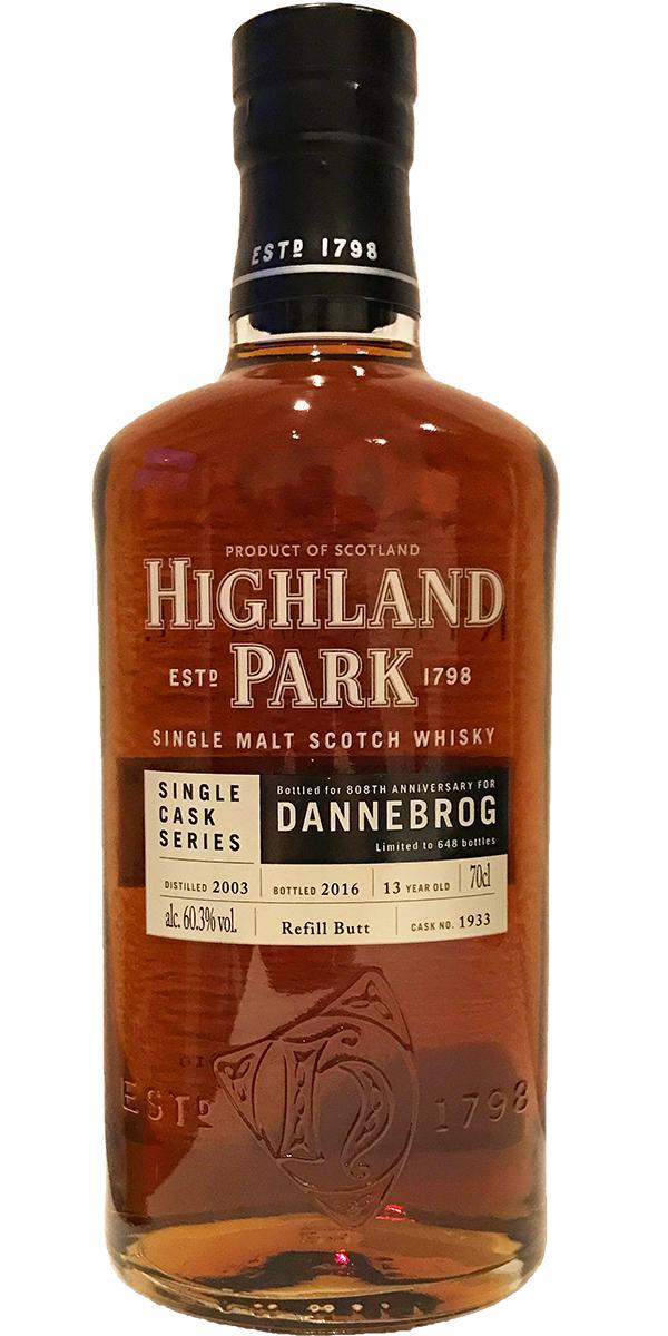 Highland Park 2003 Single Cask Series
