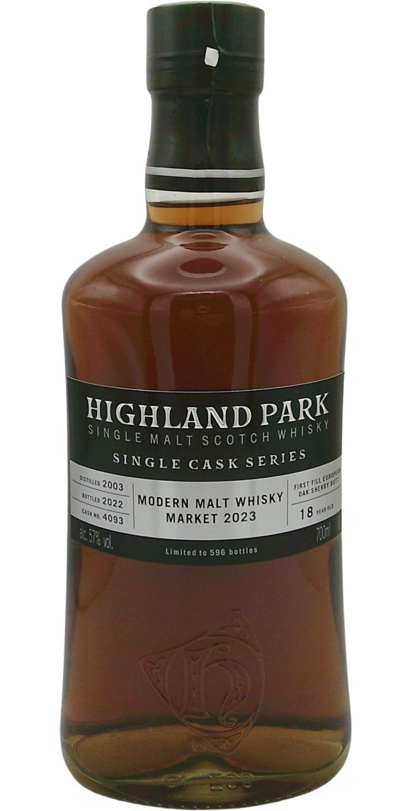 Highland Park 2003 Single Cask Series