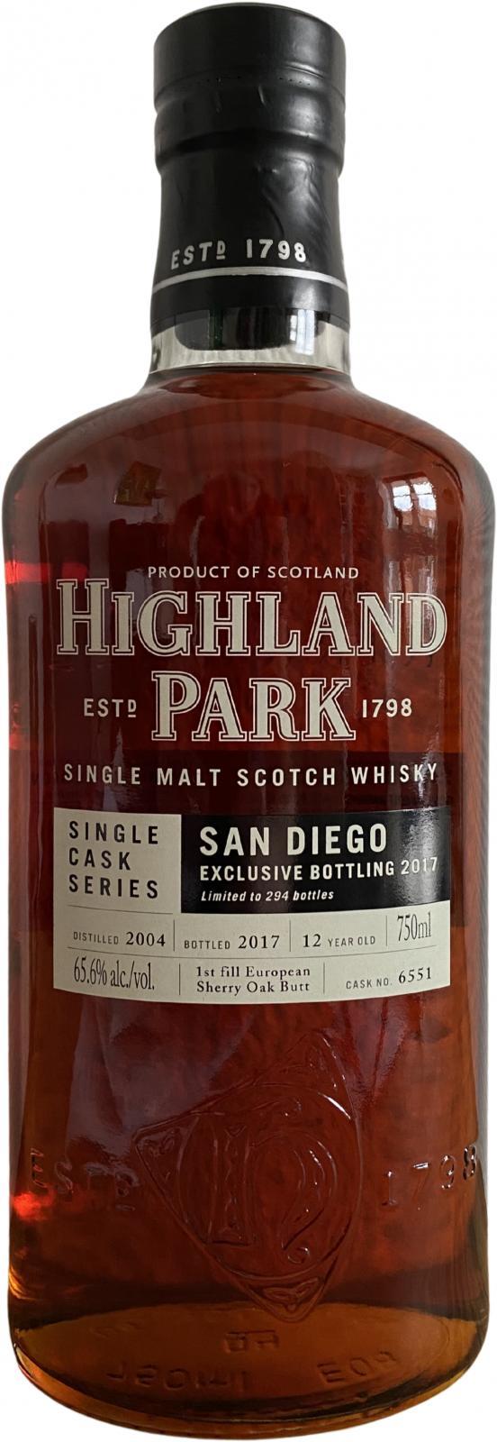 Highland Park 2004 Single Cask Series