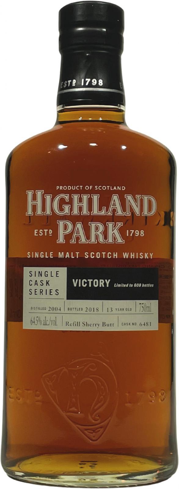 Highland Park 2004 Single Cask Series