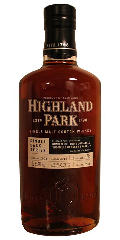 Highland Park 2004 Single Cask Series