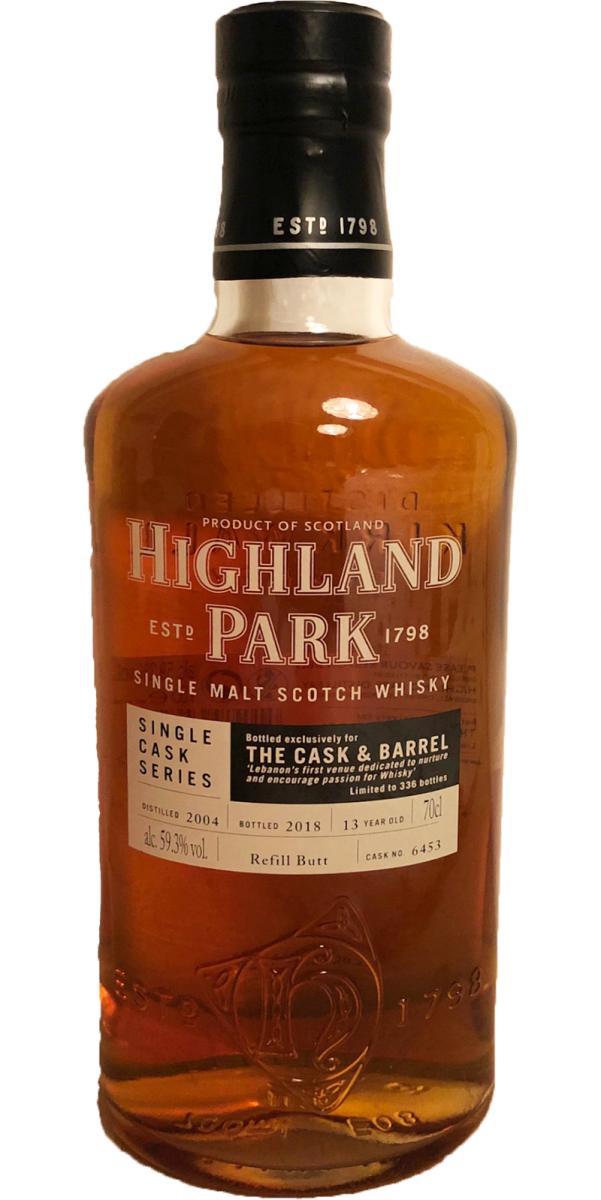 Highland Park 2004 Single Cask Series