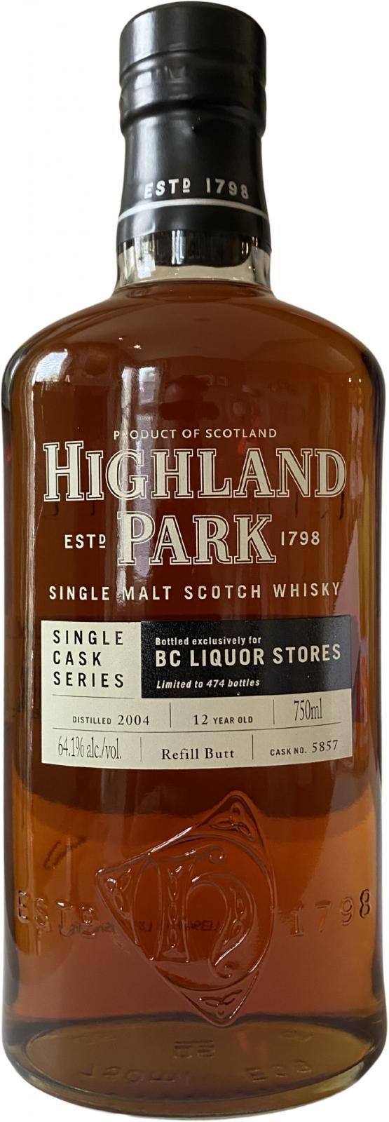 Highland Park 2004 Single Cask Series