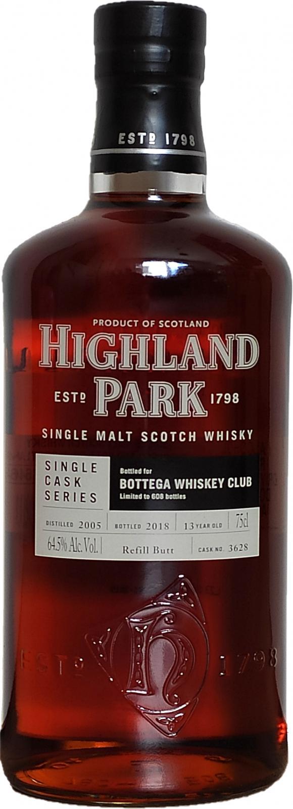 Highland Park 2005 Single Cask Series