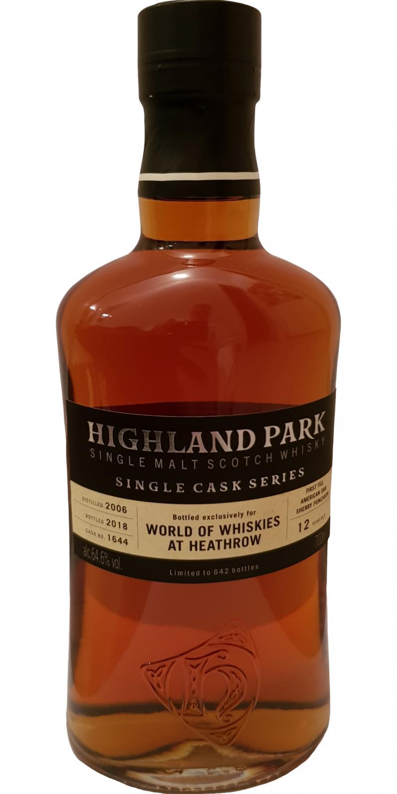 Highland Park 2006 Single Cask Series