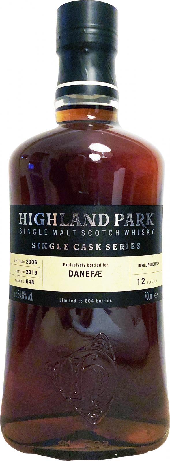 Highland Park 2006 Single Cask Series