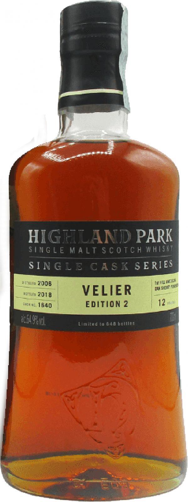 Highland Park 2006 Single Cask Series