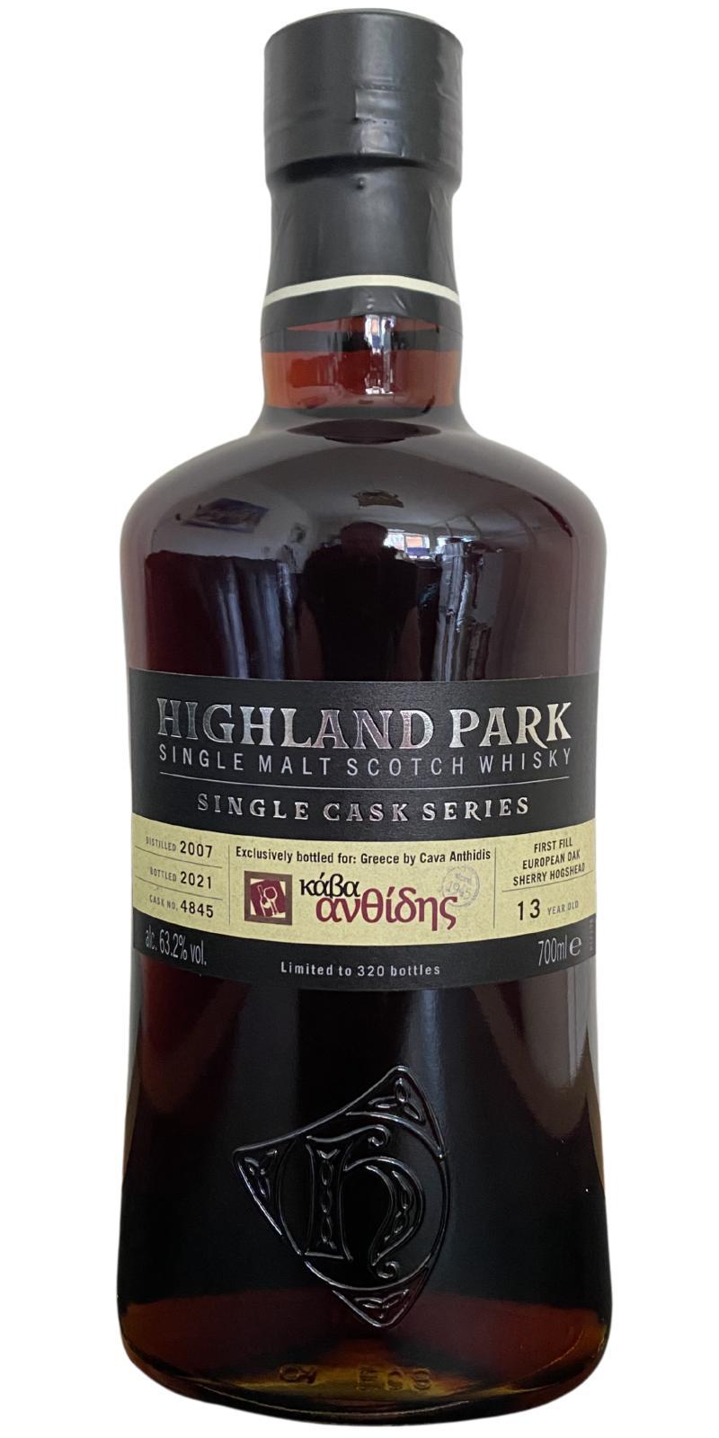Highland Park 2007 Single Cask Series