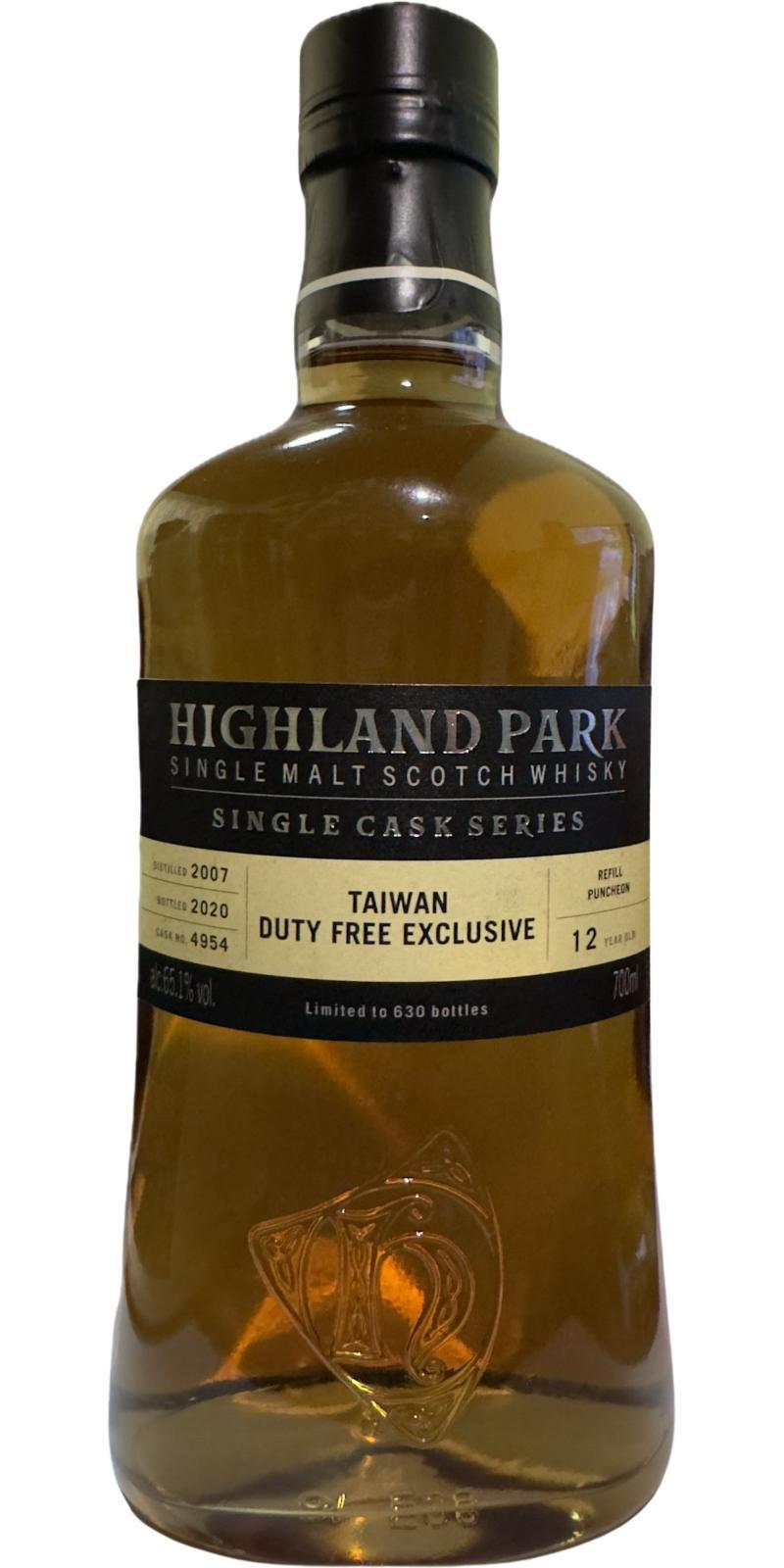 Highland Park 2007 Single Cask Series