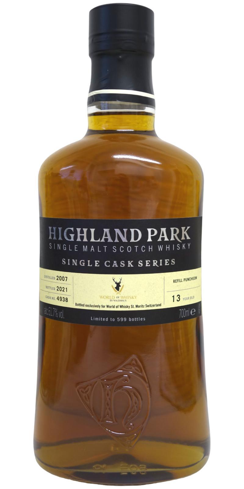 Highland Park 2007 Single Cask Series