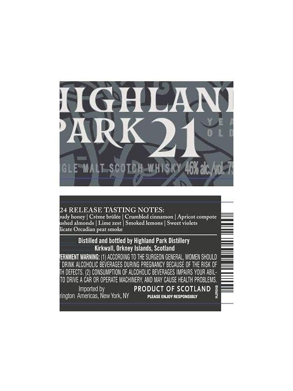 Highland Park 21-year-old 2024 Release