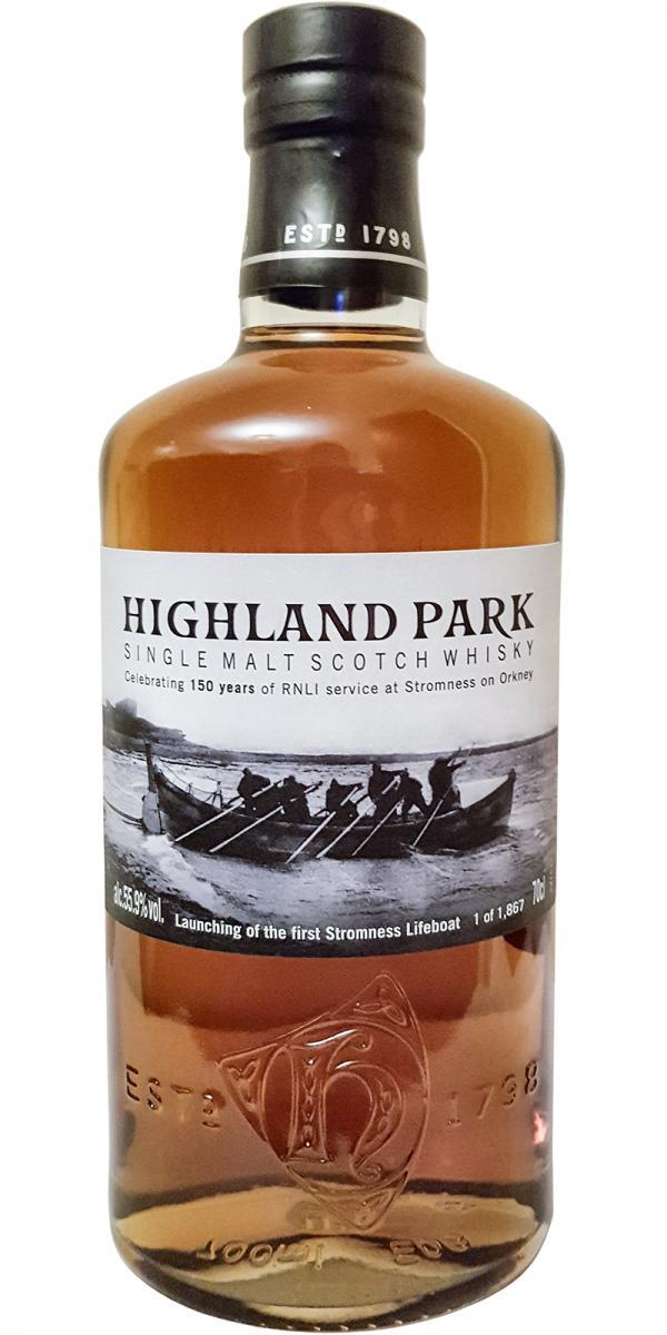 Highland Park RNLI Lifeboat Stromness Celebrating 150 years of RNLI service at Stromness