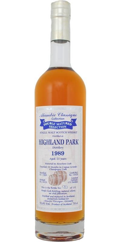 Highland Park 1989 AC Double Matured Selection