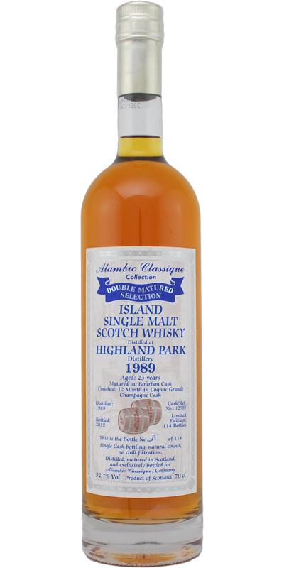 Highland Park 1989 AC Double Matured Selection