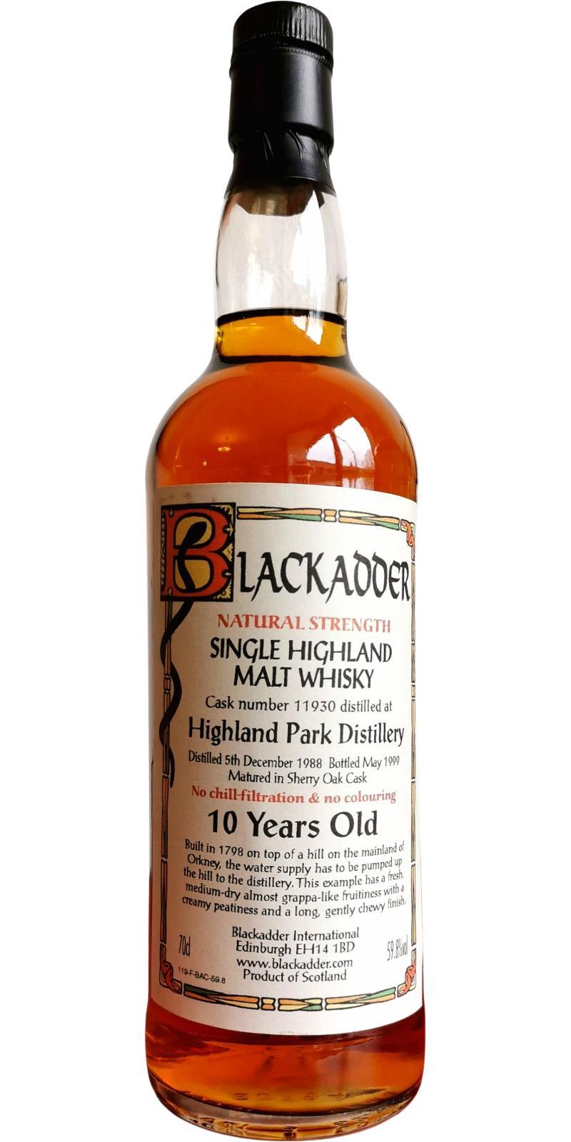 Highland Park 1988 BA Natural Strength