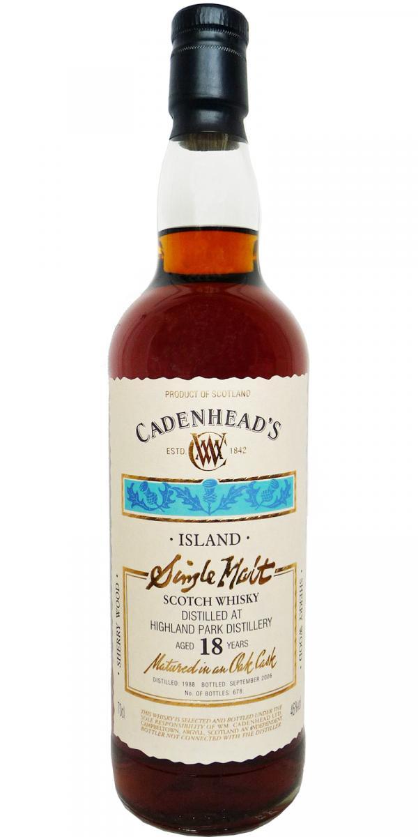 Highland Park 1988 CA Original Collection