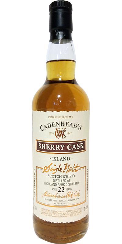 Highland Park 1992 CA Wood Range - Sherry Cask