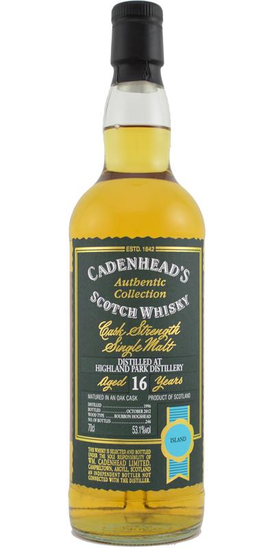 Highland Park 1996 CA Authentic Collection