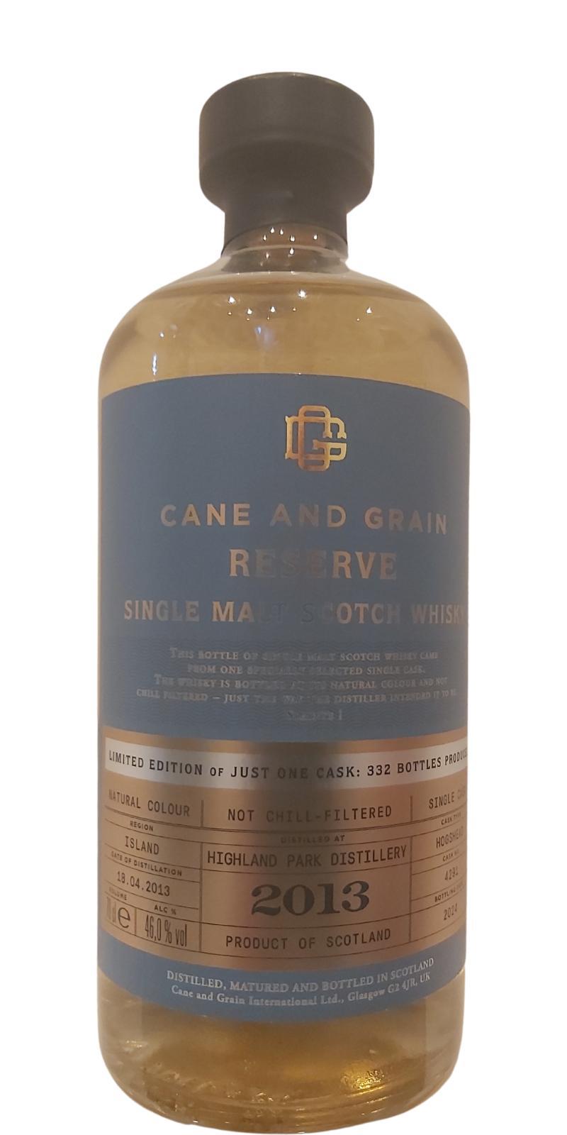 Highland Park 2013 CaG Reserve