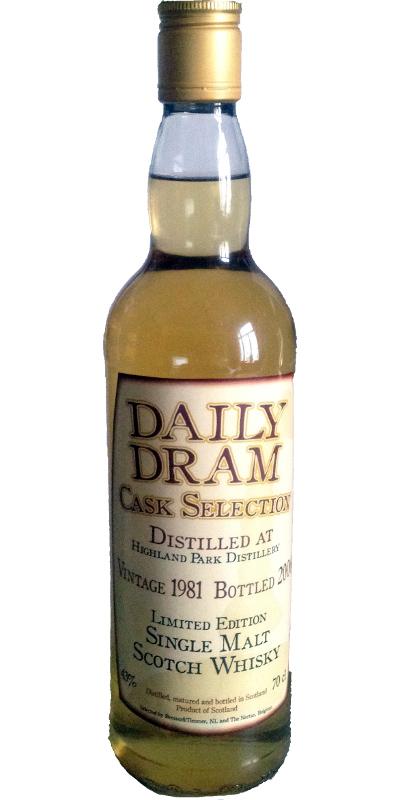 Highland Park 1981 DD Cask Selection