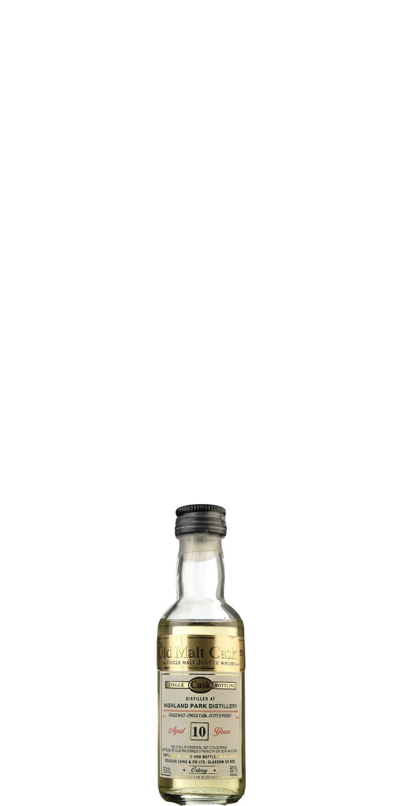 Highland Park 10-year-old DL The Old Malt Cask - Miniature