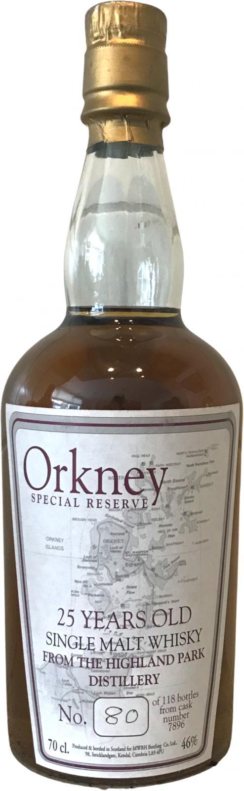 Highland Park 25-year-old DrDr Orkney Special Reserve