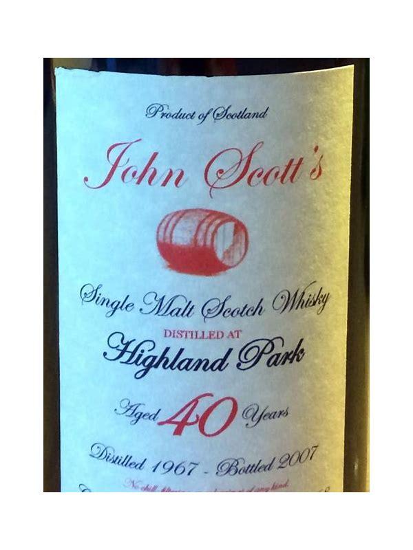 Highland Park 1967 DT John Scott's