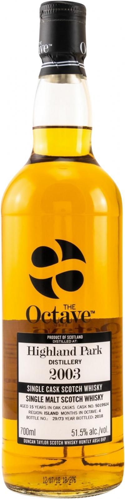 Highland Park 2003 DT The Octave