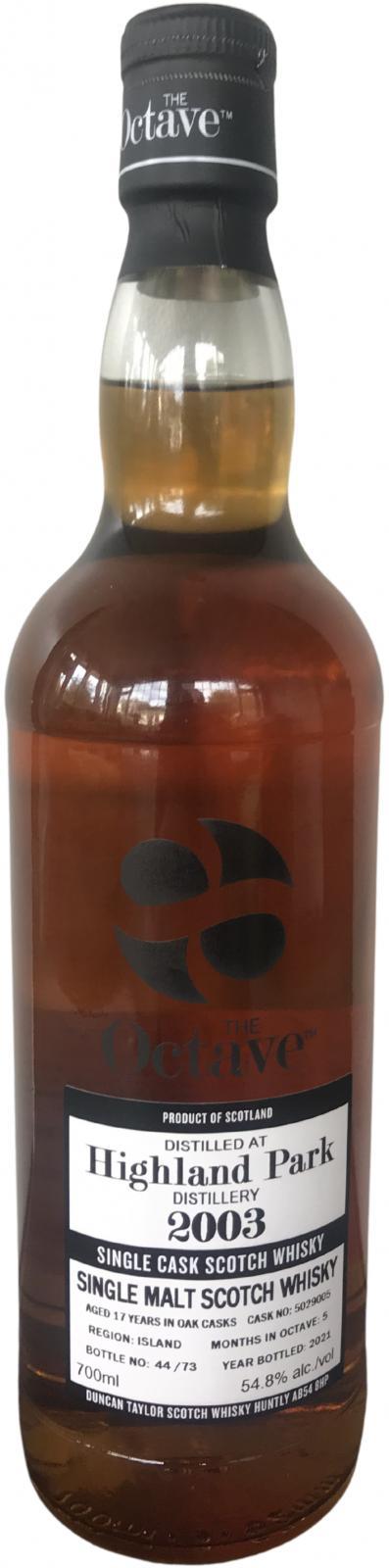 Highland Park 2003 DT The Octave