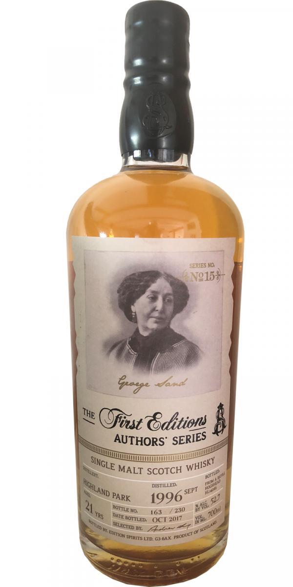 Highland Park 1996 ED The First Editions - Authors' Series