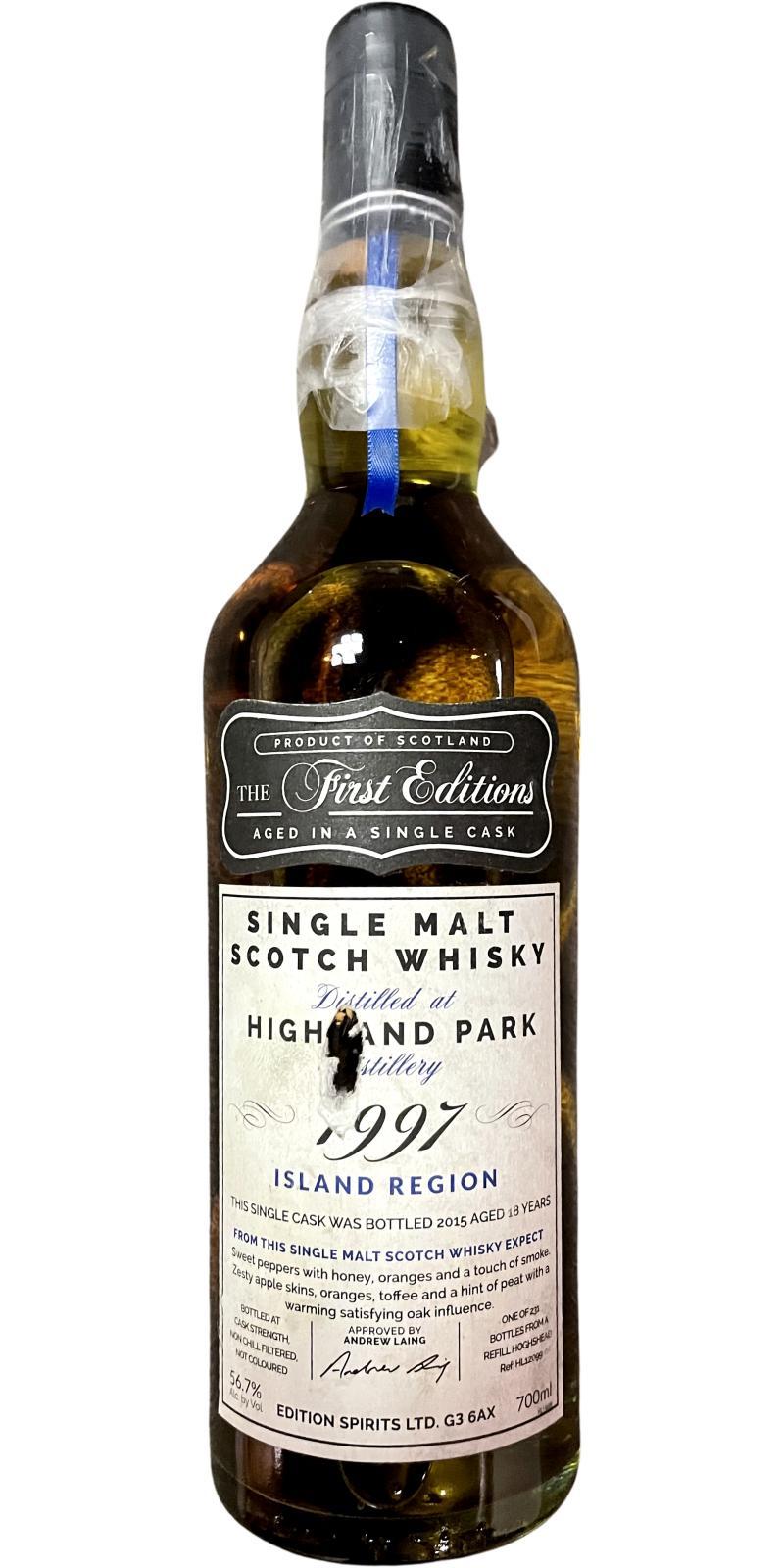 Highland Park 1997 ED The First Editions