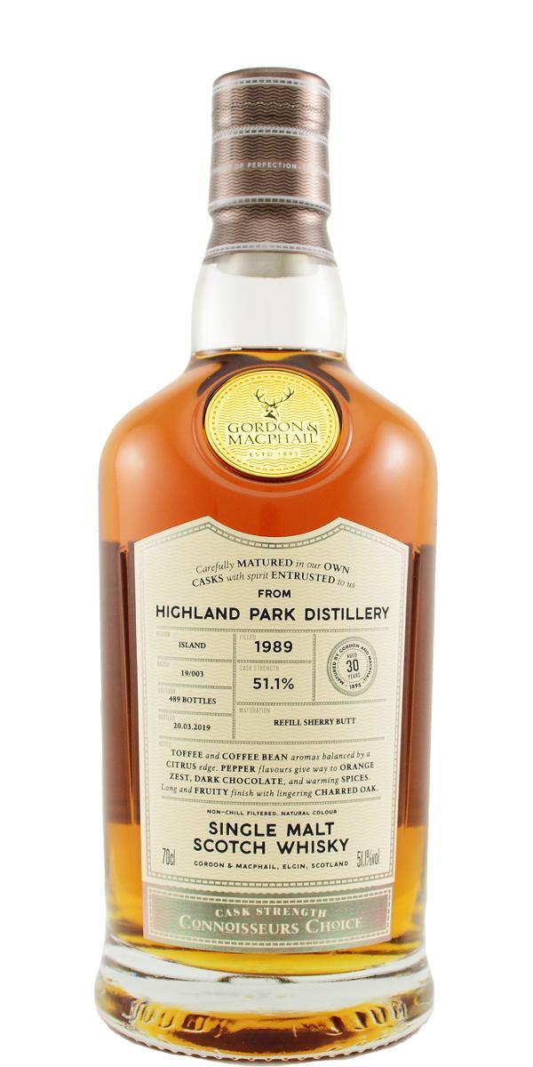 Highland Park 1989 GM Connoisseurs Choice - Cask Strength
