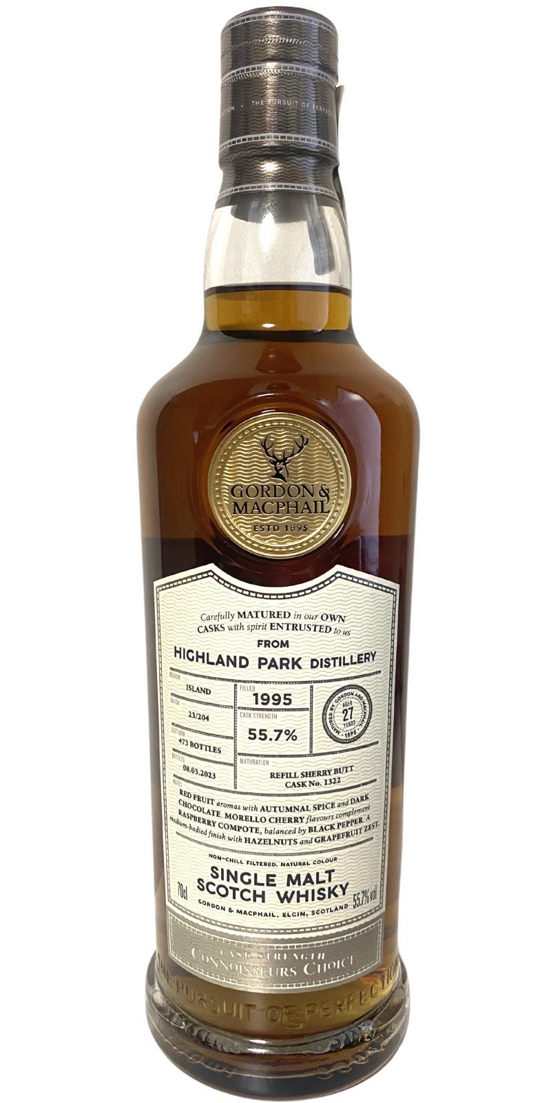 Highland Park 1995 GM Connoisseurs Choice - Cask Strength