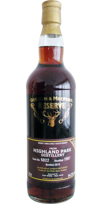Highland Park 1997 GM Reserve for van Wees
