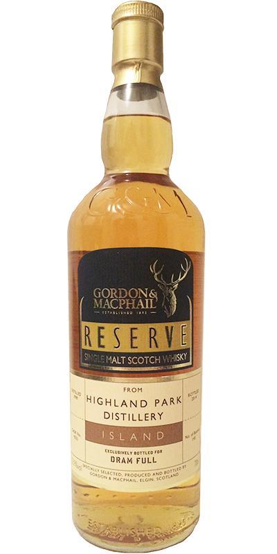 Highland Park 1999 GM Reserve for Dram Full
