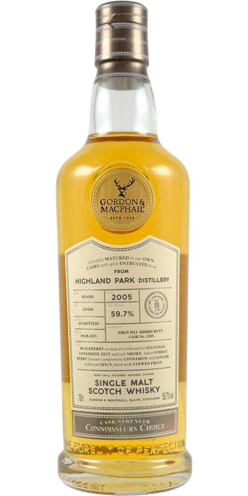 Highland Park 2005 GM Connoisseurs Choice - Cask Strength