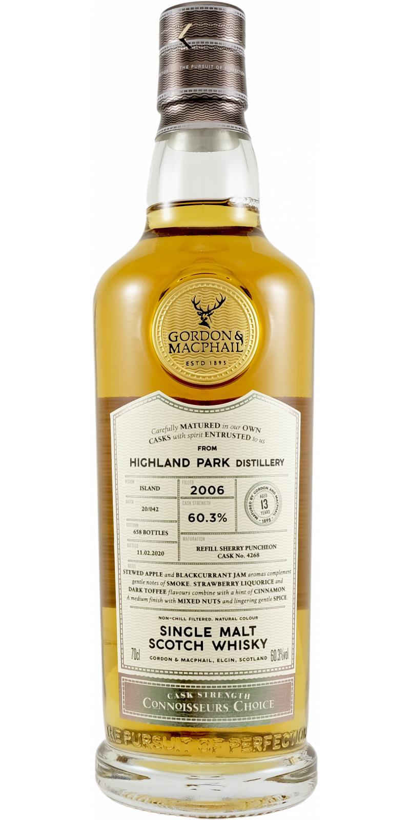 Highland Park 2006 GM Connoisseurs Choice - Cask Strength