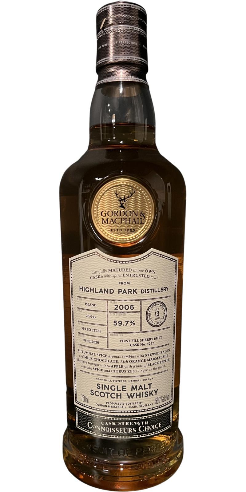 Highland Park 2006 GM Connoisseurs Choice - Cask Strength