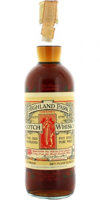 Highland Park De Luxe Quality GM 75° Proof