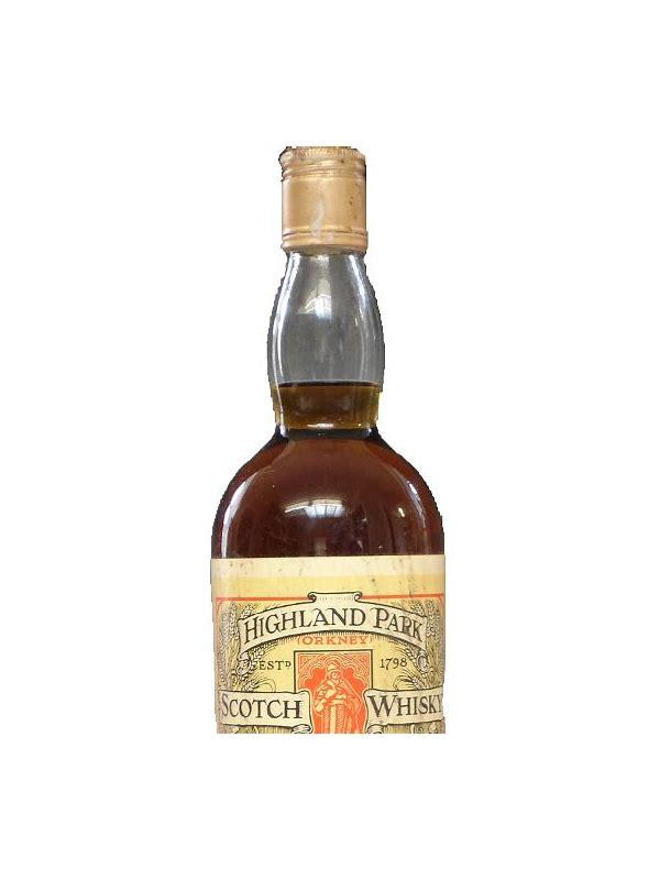 Highland Park Scotch Whisky GM Fine Old Highland Pot Still Pure Malt - Miniature