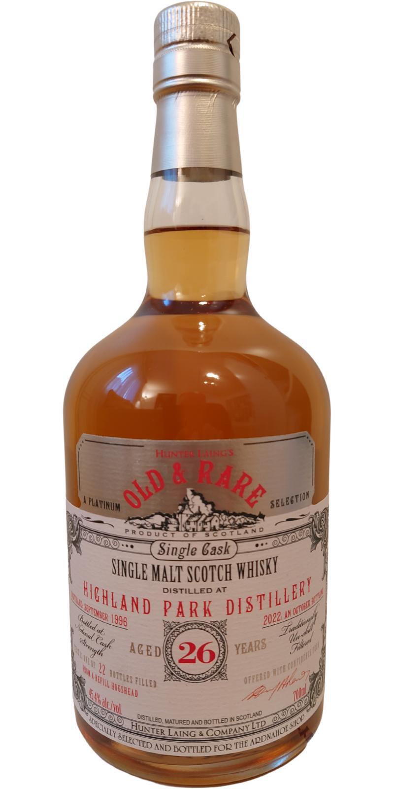 Highland Park 1996 HL Old & Rare - A Platinum Selection