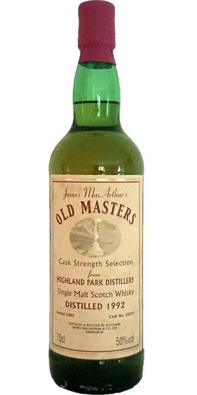 Highland Park 1992 JM Old Masters - Cask Strength Selection