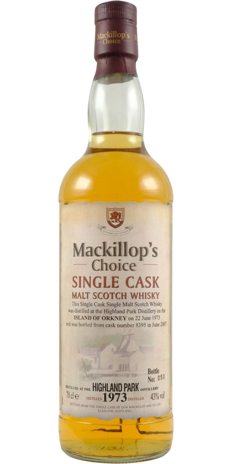 Highland Park 1973 McC Single Cask