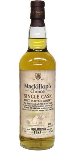 Highland Park 1985 McC Single Cask