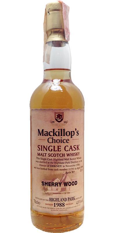 Highland Park 1988 McC Single Cask